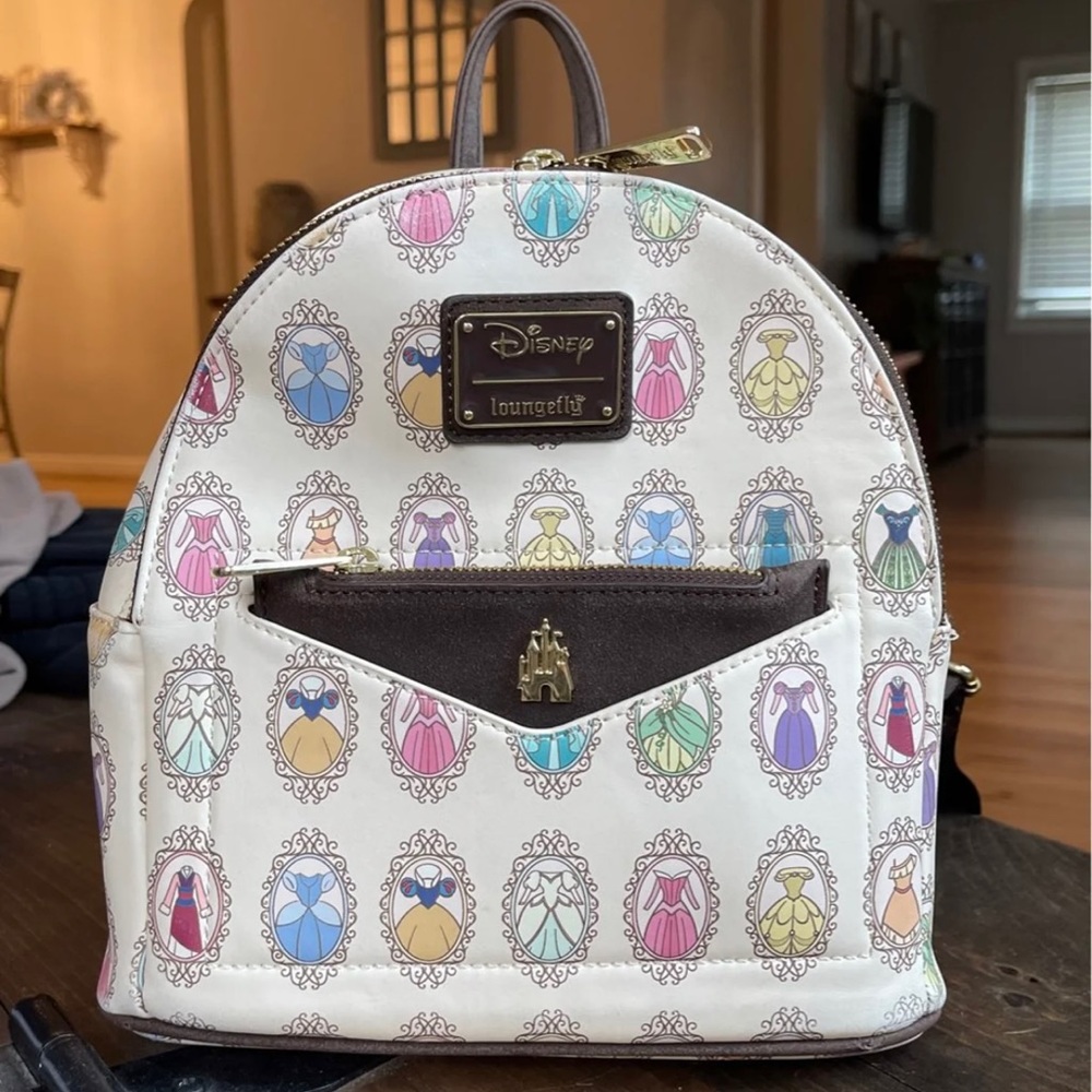 Disney Princess Dresses Loungefly mini backpack